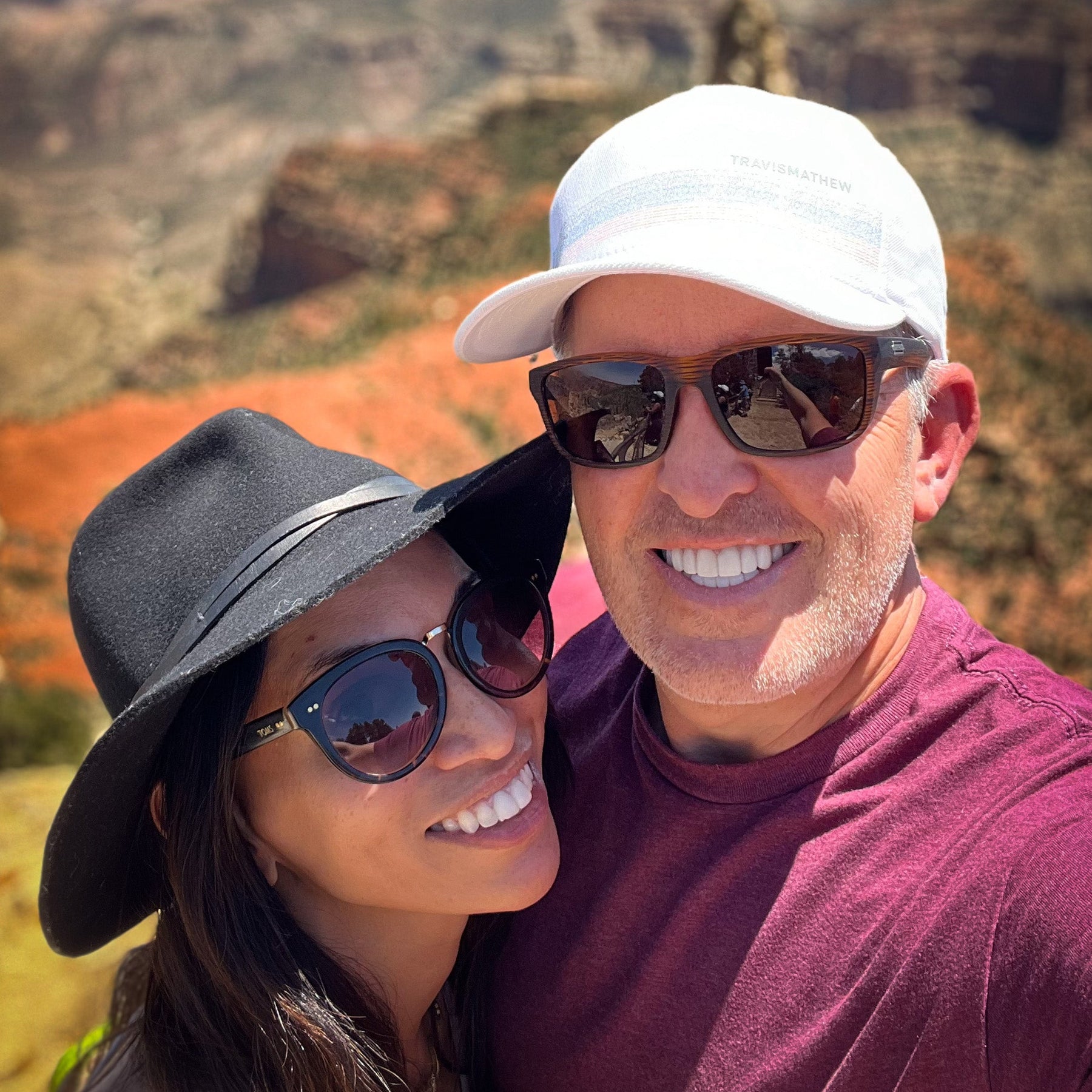 Brian and Zeena Speciale in the Grand Canyon